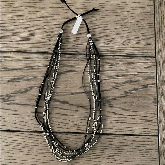 Serefina Suede and Strands Necklace - Picture 2 of 3